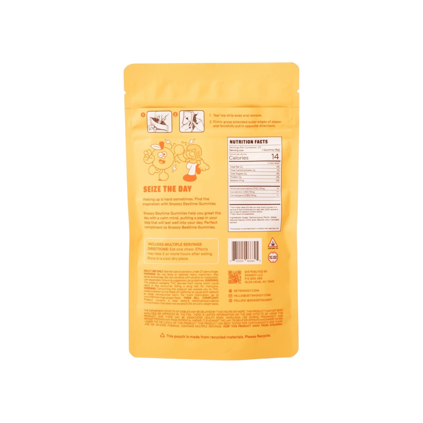 Snoozy Daytime Gummies | (20ct) 600mg