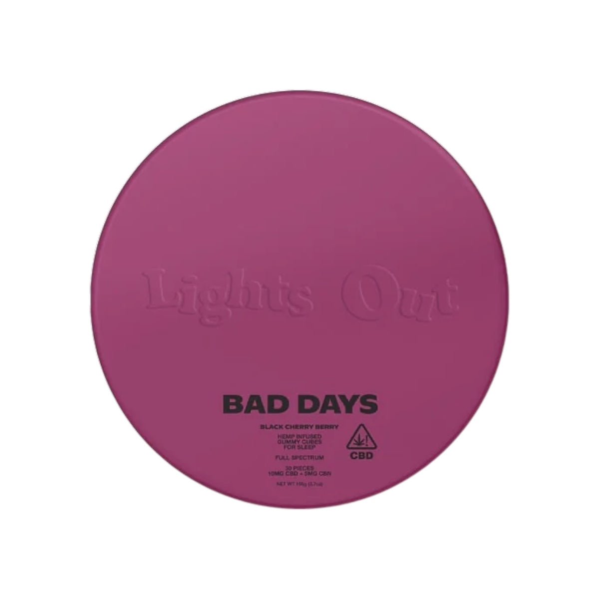 Bad Days Lights Out CBD + CBN Gummies | 450mg