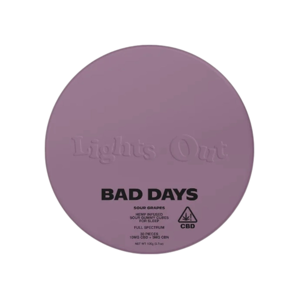 Bad Days Lights Out CBD + CBN Gummies | 450mg